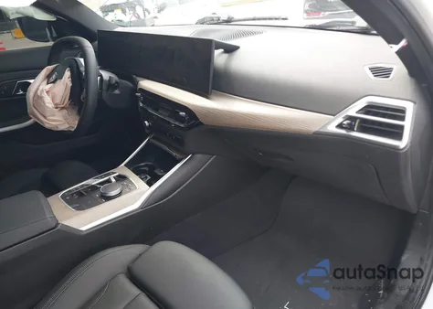 2025 BMW 3 Series 330I z USA, uszkodzony, nr VIN 3MW69CW07S8F04852